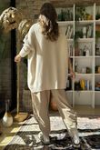 Charli Honeycomb Oversized Turtle Knit Stone